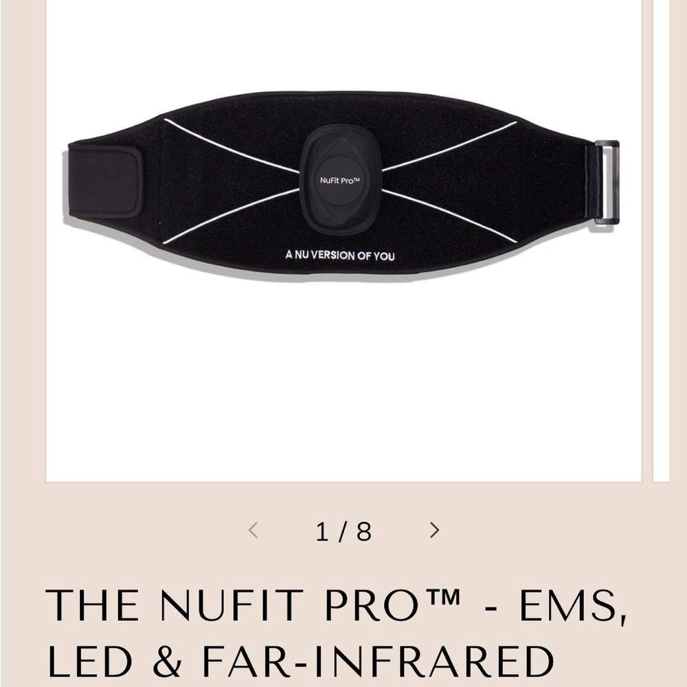Black EMS Belt by LUNA’MOUR